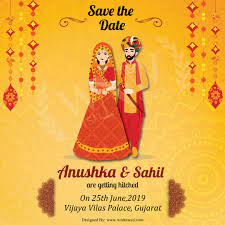 Traditional Gujarati Wedding Invitation Wedding Invitations Online Wedding Invitation Website Create Wedding Invitations