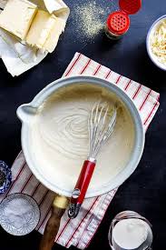 How To Make Bechamel Sauce Cheese Sauce Simply Delicious Recipe Bechamel Sauce Bechamel Cheese Sauce Sauce