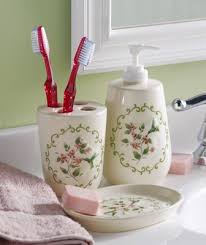 Hummingbird Bathroom Vanity Accessories From Collections Etc Ceramic Accessory Bathroom Vanity Accessories Bath Decor