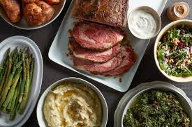 Since it's something that's made for celebratory occasions, it should be served with equally celebratory side dishes. Order Online Prime Rib Dinner For 4