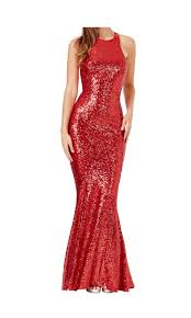 Dr757s Red City Goddess Sequin Low Back Dress With Bow Fab