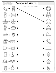 Decoding and reading simple three letter words using memorized letter sounds and visual cues. Compound Words Worksheet Superstar Worksheets