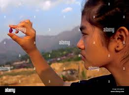 Myanmar ruby hi-res stock photography and images