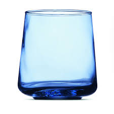6 Blue Tumbler Glasses Kmart Glassware Glass Vase Vase