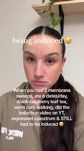 I literally tried EVERYTHING to go into labor spontaneously.. She just  wasn’t ready to come yet 😅 #laboranddelivery #goingintolabor #newbornbaby  #inductionoflabor #gettinginduced #raspberryleaftea ...
