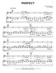 Ed Sheeran Perfect Sheet Music Notes Chords Violin Sheet Music Sheet Music Piano Music
