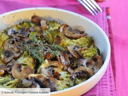 Gratin De Brocoli Aux Champignons Recettes Recette Gratin De Brocolis Recettes De Cuisine Recette Gratin