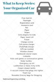Car Organization Challenge Sabrinas Organizing Car Hacks Cars Organization Car Essentials