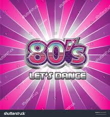 80s Dance Party Illustration Vector Graphic Party 80 Background Retro Illustration Celebration Music Vector Birthday Design Trendy Party Decor Party
