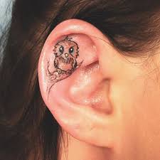 Bird Tattoo Behind Ear 150 Sensuous Inner Behind The Ear Tattoos Ultimate Guide August 2020 Ear Tattoo Inner Ear Tattoo Behind Ear Tattoos
