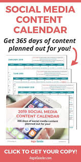 Get 731 Days Of Social Media Post Ideas Planned Out For You Blogging Tips Social Media Calendar Social Media Content Internet Marketing