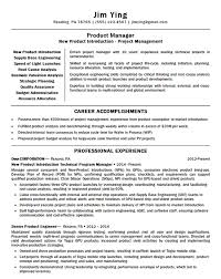 New Product Manager Resume Examples Manager Resume Job Resume Samples