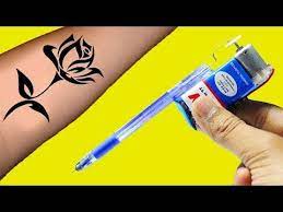 How To Make Simple Tattoo Machine At Home Youtube In 2021 Simple Tattoos Homemade Tattoos Tattoo Machine