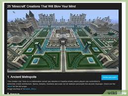 Minecraft allows players to build the most gigantic houses and monuments they can imagine, and here are a few humongous ideas for expert builders. How To Find Building Ideas For Minecraft With Pictures Wikihow