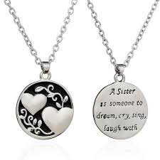 Check spelling or type a new query. Chicdream Fashion Best Friend Sister Pendant Chain Necklace Silver Double Love Heart Sister Valentine S Day Gift Necklaces Women Chain Necklace Necklace Womennecklace Women Fashion Aliexpress
