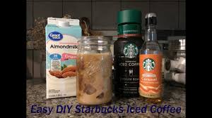 Save on an iced latte by making a ghetto latte. Diy At Home Low Calorie Starbucks Iced Coffee Less Than 100 Calories Youtube