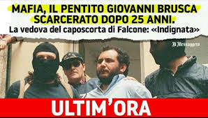 Brusca ha lasciato oggi il penitenziario di rebibbia, a roma, con 45 giorni di anticipo rispetto alla ha lasciato il carcere dopo 25 anni, per fine pena, il boss mafioso giovanni brusca, fedelissimo del capo. Ffb2vwb8 D38jm