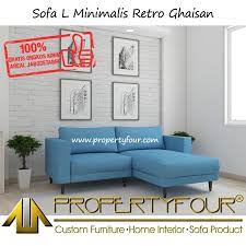 2.4 penggunaan bantal besar dan matras. Sofa Kursi Ruang Tamu Minimalis Model L Sudut Konsep Retro Ghaisan Hanya Jabodetabek Shopee Indonesia