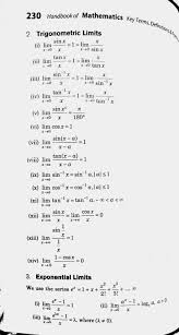 Continuity And Differentiability Class 12 Formulas Class