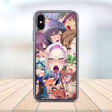 Amazon.com: Ahegao Anime Phone Case Hentai Manga Face Artwork Gift Cell  Plastic Сlear Case for Apple iPhone X XS XR XS Max 7 8 Plus 11 pro 6 S  Protector Protective Cover