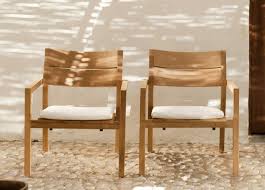 Made from 100% grade a plantation grown teak wood, you can rest assured that our somerset teak patio furniture collection is environmentally friendly. Tribu Kos Teak Garden Easy Chair Tribu Garden Furniture