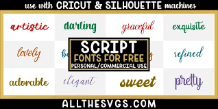 Whether you are a designer who is looking for just the right font for a client or a user who loves coll. Free Script Cursive Calligraphy Fonts Commercial Use Included