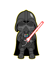 Star Wars Kawaii Saga Fanart On Behance Star Wars Stickers Star Wars Cartoon Star Wars Painting