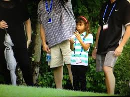 As is his habit during the final round of a tournament, tiger. Photo Tiger Woods Daughter Is Pretty Adorable Cbssports Com