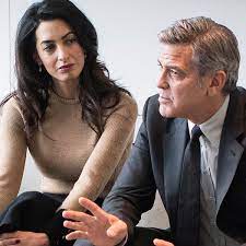 Clooney is a good friend of meghan and prince harry. Amal George Clooney Sorge Um Ihre Zwillinge Ella Und Alexander Bunte De
