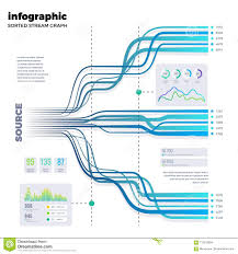 Flow Chart Process Tree Vector Infographic Stock Vector
