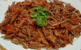 Machaca in its traditional form is the mexican equivalent of beef jerky. Slow Cooker Beef Machaca Mexican Shredded Beef Recipe Recipezazz Com