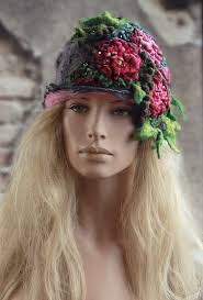L'arte di indossare abiti Cappelli in stile vintage da donna Cappelli  artistici Cappello invernale in feltro