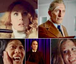 Peter Cushing with Christohper Lee in Satanic Rites of Dracula with Joanna  Lumley, Barbara Yu Ling and Valerie Van Ost:  http://www.cultfilmfreaks.com/2025/01/DracRites.html