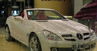 Mercedes Slk 200 Covered With Swarovski Crystals Mercedes Slk Mercedes Mercedes Benz Slk