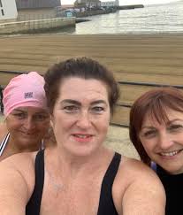 Lovely cool feel to the start of the day, with an air temp of 18, and the  water still holding above 20. Left these lovely ladies here last night when  we closed