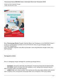 Download rpp ekonomi bisnis smk kurikulum 2013 revisi 2017. Perencanaan Bisnis