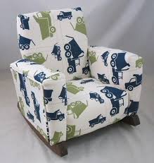 New Childrens Upholstered Rocking Chair Trucks Toddle Rock For Kids Upholstered Rocking Chairs Kids Rocking Chair Rocking Chair