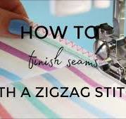 How to Finish Seams with a Zigzag Stitch