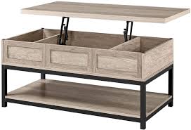 Investing in a coffee table with storage can help to get all of these items in their place, making your room look cleaner and more welcoming. Buy Yaheetech Lift Top Coffee Table With Hidden Compartment And Open Storage Shelf Occasional Table Rising Pop Up Table For Living Room Gray Online In Turkey B081dgc8mh