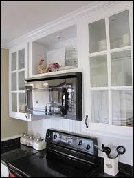 Remove The Two Cabinet Doors Above Microwave And Make It An Open Display Area With Recessed Light Kitchen Renovation Home Kitchen Cabinet Design