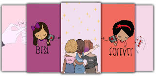 Bff Wallpapers For Girls By Wallapp Wallpapers More Detailed Information Than App Store Google Play By Appgrooves Personalization 2 Similar Apps 201 Reviews We hope you enjoy our growing collection of hd images to use as a background or home screen for your smartphone or please contact us if you want to publish an aesthetic bff wallpaper on our site. bff wallpapers for girls by wallapp