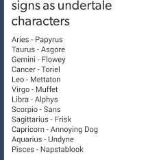 Pin By B M On All Zodiacs Undertale Undertale Comic Zodiac