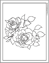 This is bouquet of flowers coloring page drawing hearts and roses coloring pages valentine heart of roses image. 73 Rose Coloring Pages Free Digital Coloring Pages For Kids