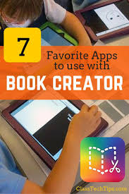 7 Favorite Apps To Use With Book Creator Class Tech Tips Book Creator Teaching Technology Teacher Tech