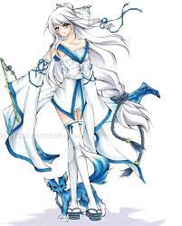 Diablo has white hair, black eyes, birthmarks that look like tattoos and black horns like a devil. Silver Black Hair Anime People