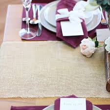12 1 2 X 96 Inches Burlap Table Runners For Weddings And Events Wholesale Burlap Table Runners
