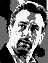 Black And White Celebrity Black And White Vector Portraits Robert De Niro Noir Et Blanc Dessin Pochoir