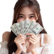 With Some Money In Hand PNG Transparent Images Free Download