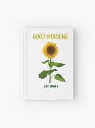 Cute Sunflower Puns Hardcover Journal By Artydoc Redbubble