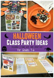 Halloween Class Party Ideas For Grades 3 6 School Halloween Party Classroom Halloween Party Halloween Class Party